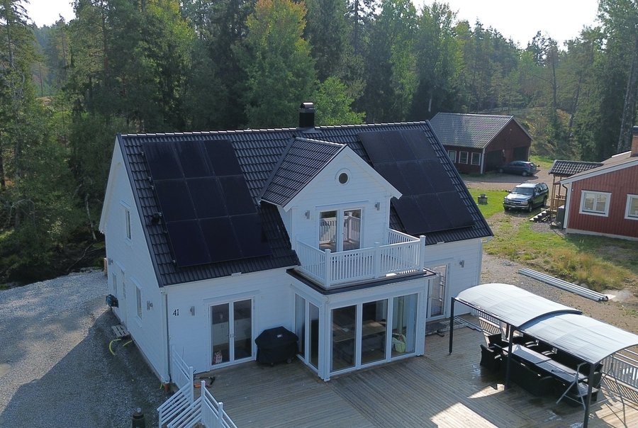 Solceller villa Rönninge